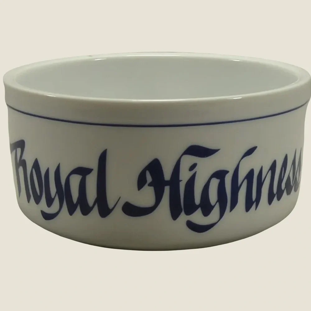 Royal Highness Stoneware Cat Feeding Water bowl